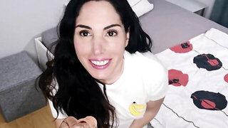 Fucking herself with a selfie stick because why not
