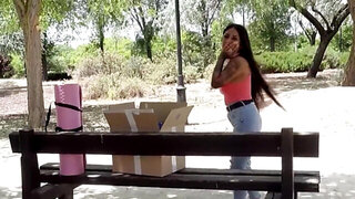 Inked and pierced Catalina Devil goes wild on a fat cock