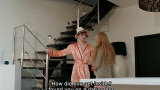 Blonde GILF's cunt was made for fucking two fat dicks