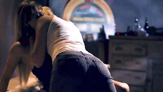 Lustful lezzies Cherie DeVille and Kenna James fuck hard