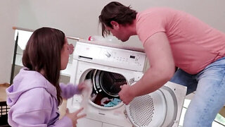 He loves staring at her ass and her tiny pink panties