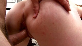 An amateur is getting cum in her mouth after a fine blow job