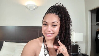 Silky smooth seduction for a thick BBC-addicted babe