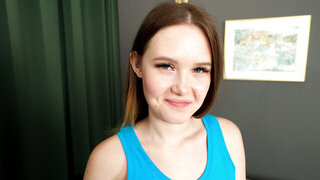 Solo session with a smoking hot teen who masturbates