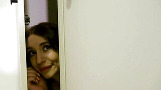 Highly realistic scene with a kinky teen and a grandpa