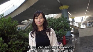 Hot springs sex scene with a horny Japanese bombshell