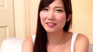 Maria Sasaki is going to act all coy before taking dick