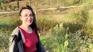 Virgin teen's dick gets lucky with a slutty stranger