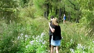 Hard anal sex in the woods in Troy