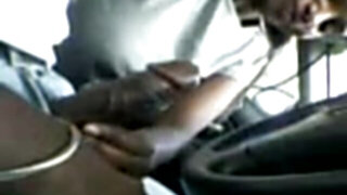 desi-malaysian tamil chick providing blow-job in car
