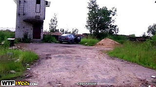 Extreme pickup sex on the road