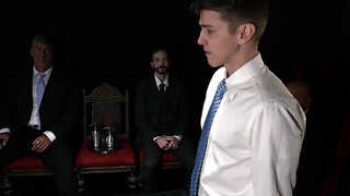 Sage Roux getting examined by the dominant masters