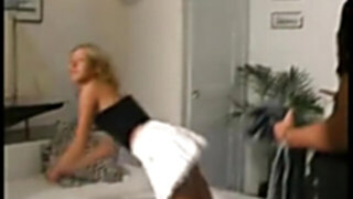 Ash-Platinum-Blonde teen in three way 2 of 2