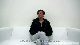 Czech Casting - Busty Nikola rides the cock