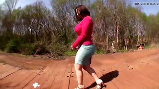 Pervert follows Japanese woman to flash her assets