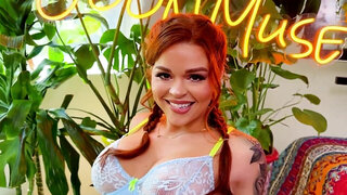 Sinatra Monroe oiled up and fucked by Zac Wild