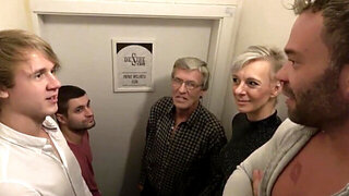 Wives get fucked by aliens' cocks in the swinger club