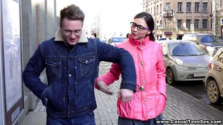 Teeny picked up and fucked