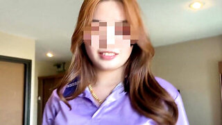 Cheating Thai girl is going to take it on all fours