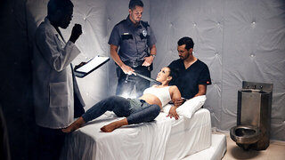 Tight Asian hottie getting gang banged super hard today