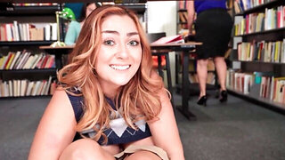 Studying break with a hot teen who gets fucked silly