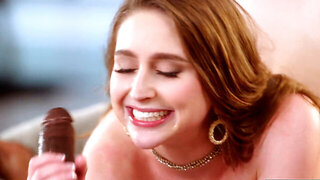 Cute redhead with a fantastic booty enjoys a proper bang