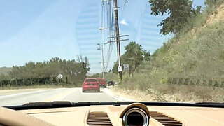 Innocent brunette on vacation turns out to be a whore