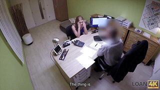 Glorious girl takes part in hot sex in the office