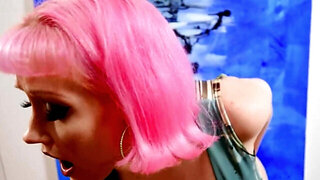 Pink hair bitch is going to love art that fucks her too