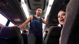 Madalina Moon wants to get fucked by every passenger on that bus