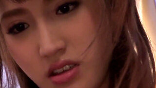 Sexy girl pleasing herself with a toy to get in the mood