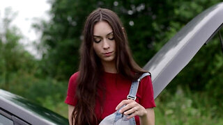 Arwen Gold gets her hiker hole blasted with intensity