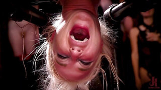 Several chicks take part in unstoppable fetish party in mansion