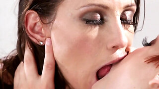 Bree Daniels and Celeste Star in foot fetish lesbian video