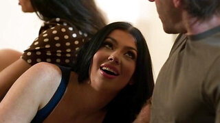 Teacher and her hubby are going to fuck up their student