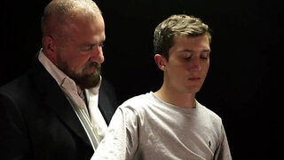 Rich DILF Felix Kamp jerking off and toying a twink