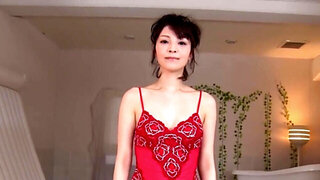 Impressive Asian babe getting screwed with ZERO mercy