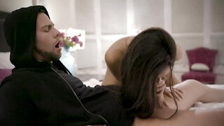 Complete fucking stranger fucks her raw and creampies her