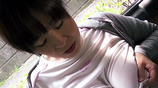 Nasty Japanese MILF is approached after her workout