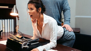 Manuel Ferrara having sex in the office with Alexis Fawx