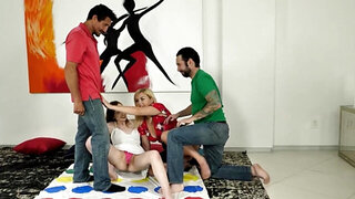 Two babes are in dire need of a kinky foursome fuck