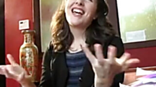 Secretary will do anything to get a job with sapphic boss