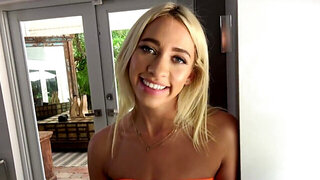 Stepdaughter surrenders to his hard cock in a POV movie