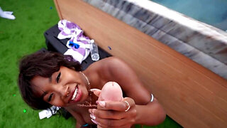 Amari Anne opens her legs to get fucked silly, too