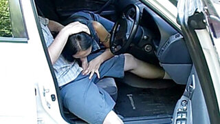 Drove the girl's blowjob