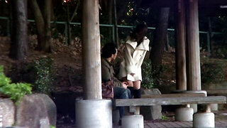 Rui Uchida flirts with a guy while in a parking lot