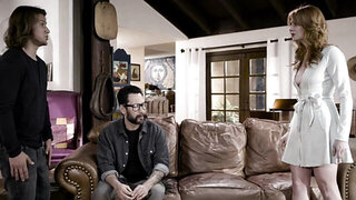 Lacy Lennon has a hairy pussy and she LOVES hard sex