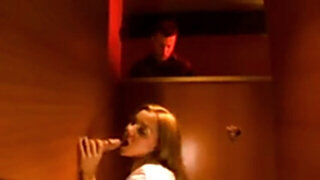 Schoolgirl heads super-naughty in the gloryhole