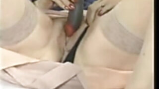 two grannie girl-on-girl