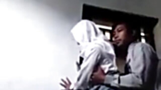 Amateur Indonesian video of horny teen couple fucking